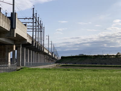 北陸新幹線と能越自動車道