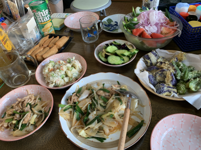 野菜炒めホームパーティー