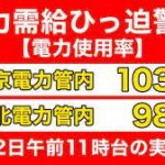 電力需給ひっ迫警報