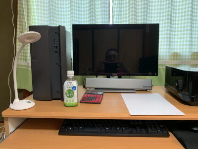 自宅のパソコン