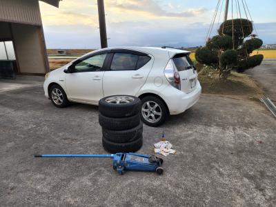 タイヤ交換 2022年11月27日（日）