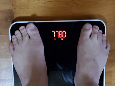 12月12日（月）の体重